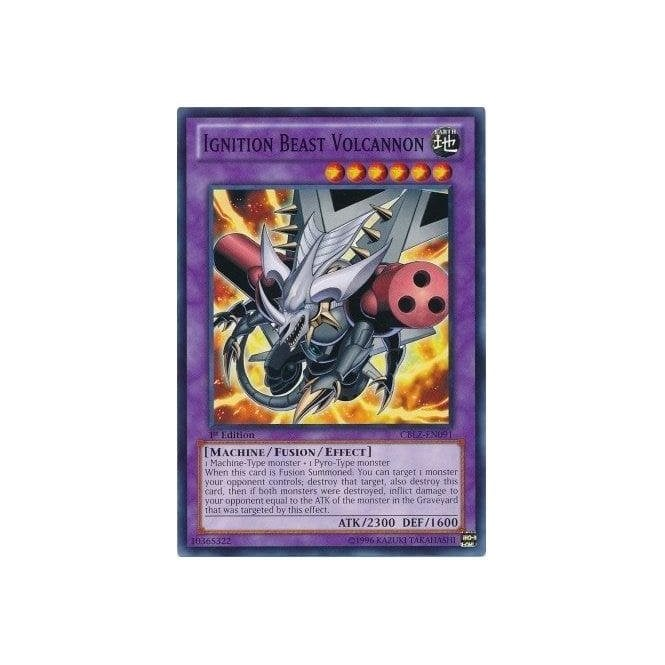 YuGiOh! Card CBLZEN091 Ignition Beast Volcannon Chaos Cards