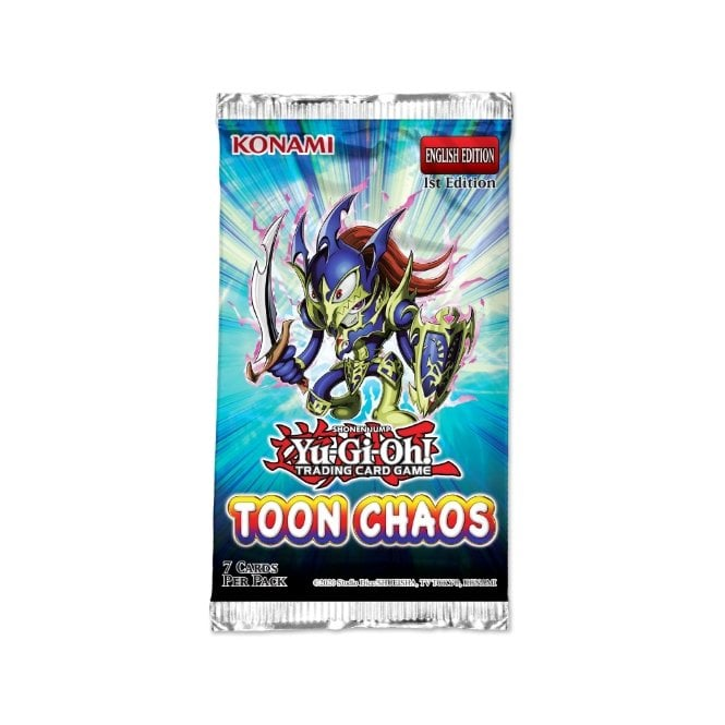 Yu-Gi-Oh! Sealed Booster Pack (7 Cards) - Toon Chaos (Unlimited Reprint) Yu-Gi-Oh! Sealed Booster Pack (7 Cards) - Toon Chaos (Unlimited Reprint)