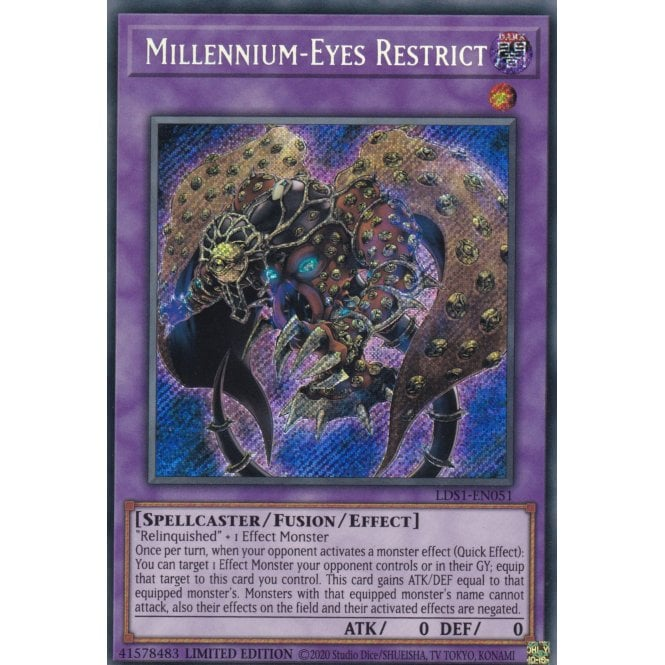 yugioh cards with millennium eye MAMA-EN064 - Millennium-Eyes Restrict - Ultra Rare main image 0