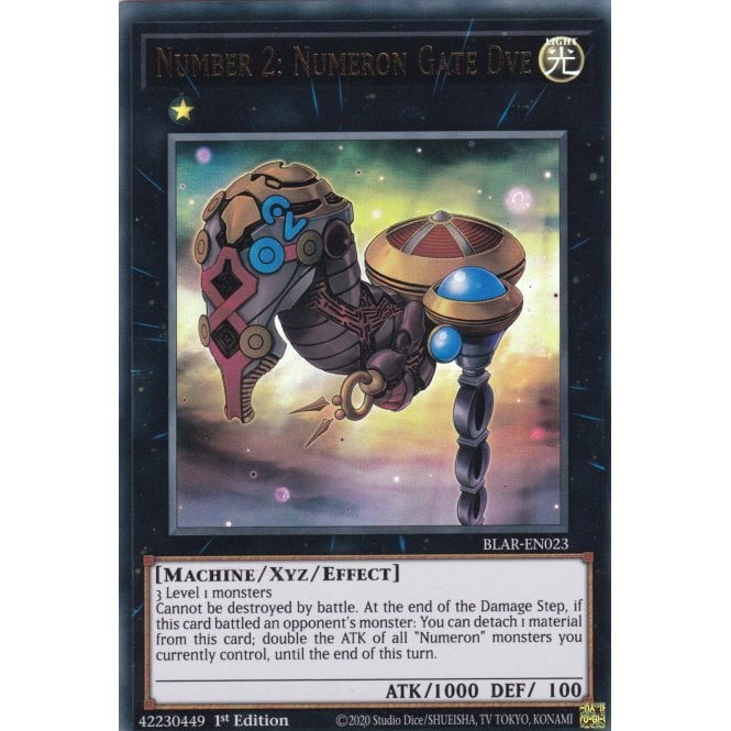 Number 2: Numeron Gate Dve (Ultra Rare) : BLAR-EN023 - Yu-Gi-Oh! Single Card Number 2: Numeron Gate Dve (Ultra Rare) : BLAR-EN023 - Yu-Gi-Oh! Single Card