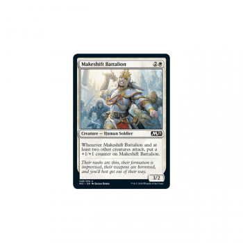 Makeshift Battalion : MAGIC 2021 026/274 - Magic the Gathering Single Card