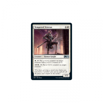 Tempered Veteran : MAGIC 2021 041/274 - Magic the Gathering Single Card