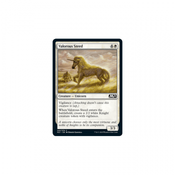 Valorous Steed : MAGIC 2021 042/274 - Magic the Gathering Single Card