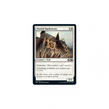 Warded Battlements : MAGIC 2021 044/274 - Magic the Gathering Single Card