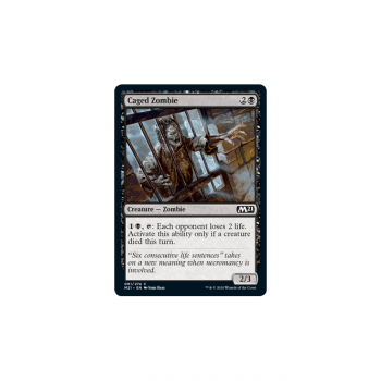 Caged Zombie : MAGIC 2021 091/274 - Magic the Gathering Single Card