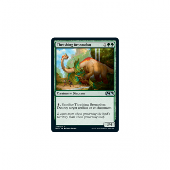 Thrashing Brontodon : MAGIC 2021 209/274 - Magic the Gathering Single Card
