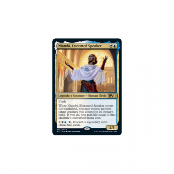 Niambi, Esteemed Speaker : MAGIC 2021 222/274 - Magic the Gathering Single Card