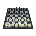 U3 Folding Magnetic Chess & Checkers travel set (Black/White) - Image 3