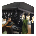 U3 Folding Magnetic Chess & Checkers travel set (Black/White) - Image 5