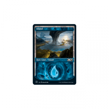 Island (Showcase Frame) : MAGIC 2021 310 - Magic the Gathering Single Card