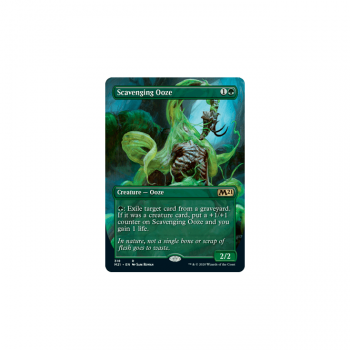 Scavenging Ooze (BORDERLESS) : MAGIC 2021 318 - Magic the Gathering Single Card