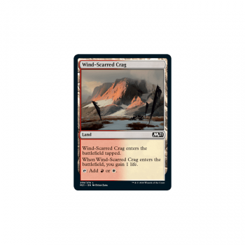 Wind-Scarred Crag (FOIL) : MAGIC 2021 259/274 - Magic the Gathering Single Card