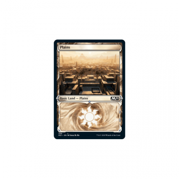 Plains (Showcase Frame) : MAGIC 2021 309 - Magic the Gathering Single Card