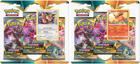 Pokemon 3 Pack Blister : Set of Two - Sword and Shield Darkness Ablaze