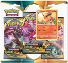 Pokemon 3 Pack Blister : Flareon - Sword and Shield Darkness Ablaze