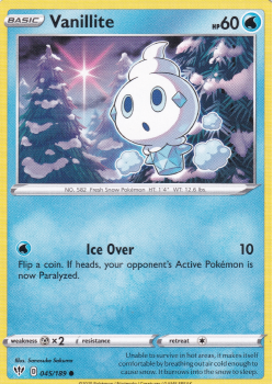 Vanillite : SWORD AND SHIELD - DARKNESS ABLAZE 045/189 - Pokemon Single Card