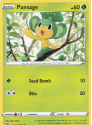 Pansage (REVERSE HOLO) : SWORD AND SHIELD - DARKNESS ABLAZE 006/189 - Pokemon Single Card - Image 2