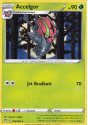 Accelgor (REVERSE HOLO) : SWORD AND SHIELD - DARKNESS ABLAZE 010/189 - Pokemon Single Card