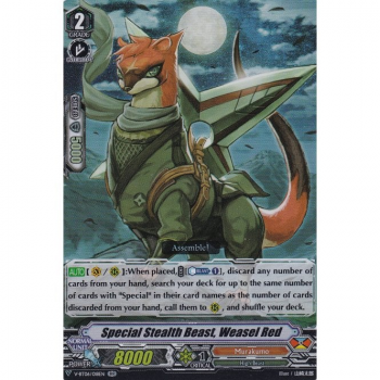 Special Stealth Beast, Weasel Red : V-BT06-018 - Cardfight!! Vanguard Single Card