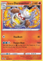 Galarian Darmanitan (REVERSE HOLO) : SWORD AND SHIELD - DARKNESS ABLAZE 028/189 - Pokemon Single Card