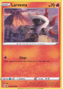Larvesta (REVERSE HOLO) : SWORD AND SHIELD - DARKNESS ABLAZE 029/189 - Pokemon Single Card - Image 2