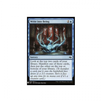 Write into Being : MYSTERY BOOSTER 586 - Magic the Gathering Single Card