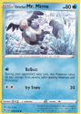 Galarian Mr. Mime (REVERSE HOLO) : SWORD AND SHIELD - DARKNESS ABLAZE 035/189 - Pokemon Single Card - Image 2