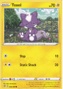 Toxel (REVERSE HOLO) : SWORD AND SHIELD - DARKNESS ABLAZE 062/189 - Pokemon Single Card - Image 2