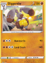 Diggersby (REVERSE HOLO) : SWORD AND SHIELD - DARKNESS ABLAZE 096/189 - Pokemon Single Card