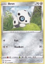 Aron (REVERSE HOLO) : SWORD AND SHIELD - DARKNESS ABLAZE 121/189 - Pokemon Single Card