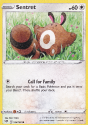 Sentret (REVERSE HOLO) : SWORD AND SHIELD - DARKNESS ABLAZE 135/189 - Pokemon Single Card - Image 2