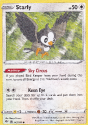Starly (REVERSE HOLO) : SWORD AND SHIELD - DARKNESS ABLAZE 145/189 - Pokemon Single Card