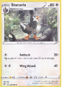 Staravia (REVERSE HOLO) : SWORD AND SHIELD - DARKNESS ABLAZE 146/189 - Pokemon Single Card - Image 2