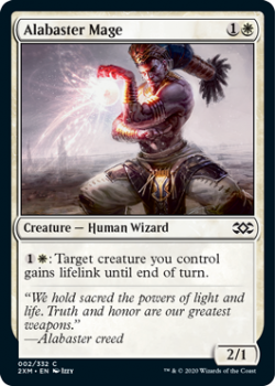 Alabaster Mage : DOUBLE MASTERS 002/332 - Magic the Gathering Single Card