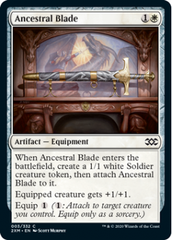 Ancestral Blade : DOUBLE MASTERS 003/332 - Magic the Gathering Single Card