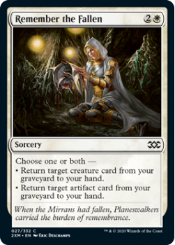 Remember the Fallen : DOUBLE MASTERS 027/332 - Magic the Gathering Single Card