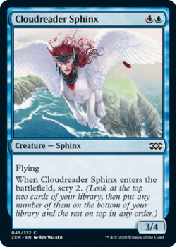 Cloudreader Sphinx : DOUBLE MASTERS 045/332 - Magic the Gathering Single Card