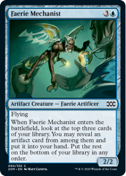 Faerie Mechanist : DOUBLE MASTERS 050/332 - Magic the Gathering Single Card