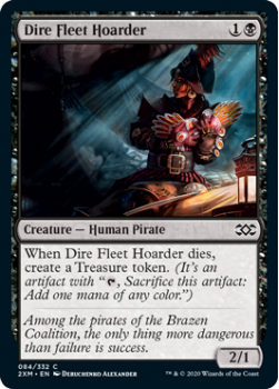 Dire Fleet Hoarder : DOUBLE MASTERS 084/332 - Magic the Gathering Single Card