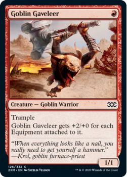 Goblin Gaveleer : DOUBLE MASTERS 126/332 - Magic the Gathering Single Card