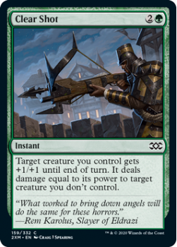 Clear Shot : DOUBLE MASTERS 159/332 - Magic the Gathering Single Card