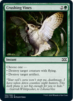 Crushing Vines : DOUBLE MASTERS 162/332 - Magic the Gathering Single Card