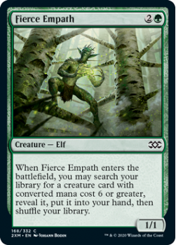 Fierce Empath : DOUBLE MASTERS 168/332 - Magic the Gathering Single Card