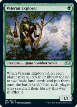 Veteran Explorer : DOUBLE MASTERS 186/332 - Magic the Gathering Single Card