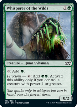 Whisperer of the Wilds : DOUBLE MASTERS 187/332 - Magic the Gathering Single Card