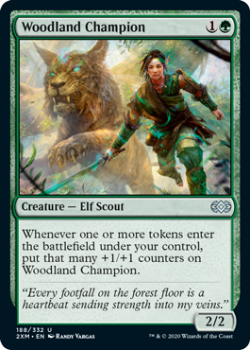 Woodland Champion : DOUBLE MASTERS 188/332 - Magic the Gathering Single Card