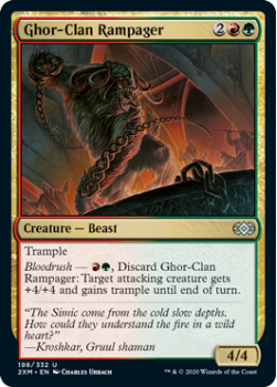 Ghor-Clan Rampager : DOUBLE MASTERS 198/332 - Magic the Gathering Single Card