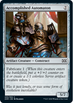 Accomplished Automaton : DOUBLE MASTERS 230/332 - Magic the Gathering Single Card