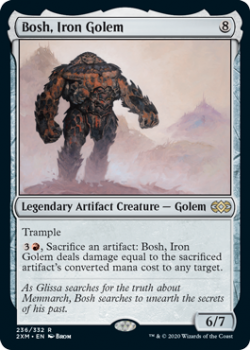 Bosh, Iron Golem : DOUBLE MASTERS 236/332 - Magic the Gathering Single Card