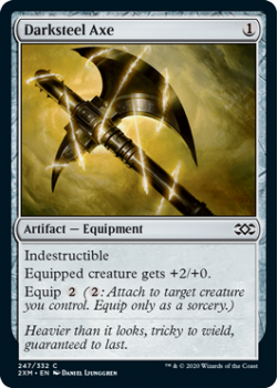 Darksteel Axe : DOUBLE MASTERS 247/332 - Magic the Gathering Single Card